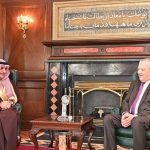 سفير المملكة لدى #الاردن يلتقي رئيس مجلس إدارة صندوق وقفية القدس