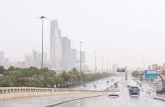 توقعات بهطول أمطار رعدية على الرياض وست مناطق أخرى