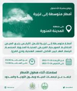 “#الدفاع_المدني” ينبه من هطول أمطار متوسطة إلى غزيرة على المدينة المنورة
