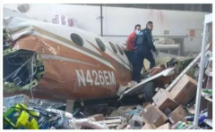 مصرع خمسة أشخاص جراء حادث تحطم طائرتين خاصتين بــ #المكسيك