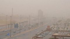توقعات رياح مثيرة للأتربة والغبار على الرياض وست مناطق أخرى