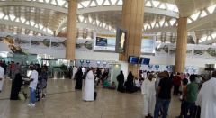 مطار الملك خالد بالرياض يعلن انتهاء الازدحام في الصالتين ٢ و٣