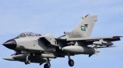 سقوط طائرة للتحالف تابعة للقوات الجوية السعودية في منطقة عسير ونجاة طياريها