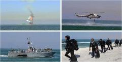 اختتام التمرين البحري السعودي السوداني (فلك2) بانفجارات وفرضيات إنقاذ وهجوم