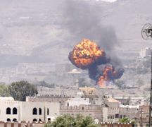غارات التحالف تدمر مئات الصواريخ بمعسكر الحفا