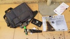 انفجار هاتف سامسونج في حقيبة مُقيم مصري بالمملكة