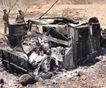 مقاتلات التحالف تدمر مقر القاعدة بمحافظة إب
