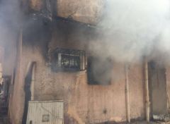 مصرع امرأة وإصابة طفلين وامرأة في حريق بحي الروابي في جدة