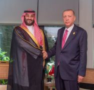 سمو ولي العهد والرئيس التركي يلتقيان على هامش انعقاد #قمة_مجموعة_العشرين
