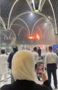#العراق.. اندلاع حريق في مطار بغداد