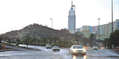 حتى الـ 11 مساءً .. تنبيه من أمطار غزيرة على #العاصمة_المقدسة