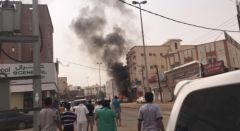 استشهاد مواطنة وإصابة 7 بصامطة إثر سقوط مقذوفات من اليمن