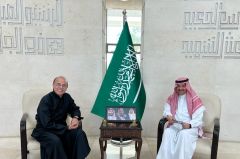 سفير #السعودية لدى #الأردن يلتقي راعي كنيسة مار شربل المارونيّة