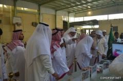 مدير مكتب التعليم بشرق مكة يفتتح ” خيمة النشامى ” لعامها الرابع بثانوية الحديبية