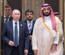 الأمير محمد بن سلمان يعقد اجتماعاً مع بوتين