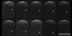 كويكب كبير يقترب من الأرض بصحبة قمر صغير أمس الجمعة