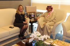 السفير السعودي في الأردن يستقبل السفيرة اللبنانية