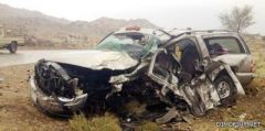حادث «عائلي» يقتل 4 ويصيب 16 في الطائف