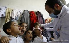 تلقيح 20 مليون طفل في الشرق الأوسط ضد «الشلل»