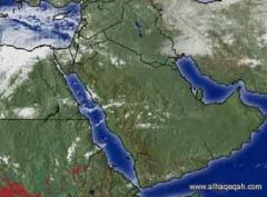 هطول أمطار رعدية على شمال وشمال شرق ووسط المملكة