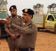 الاستعانة بالكلاب البوليسية وفريق غوث التطوعي في البحث عن طفلتين في وادي محافظة طريف