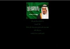 هاكر سعودي يخترق موقعاً تابعاً لميليشيا الحوثي ويضع صورة للملك سلمان على واجهته