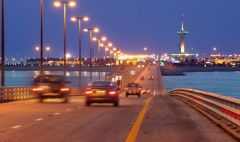 أكثر من مليون مسافر يعبرون جسر #الملك_فهد خلال إجازة «عيد الأضحى»