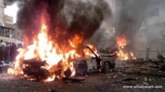 مقتل 18 بينهم 11 طفلا في تفجير سيارتين في حماة بسوريا