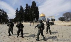 اسرائيل تغلق الحرم القدسي الشريف بعد اطلاق الرصاص على ناشط يميني