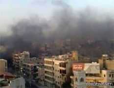 قصف عنيف للقوات السورية على حي الخالدية في حمص