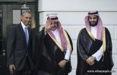 لقطات تظهر أوباما باحثا عن الأمير محمد بن سلمان للسلام عليه في ختام “كامب ديفيد”