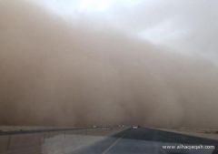 عاصفة رملية تضرب الرياض وتعرقل الحركة المرورية