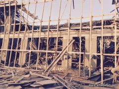 اصابة خمسة اشخاص بسبب انهيار سقف مبنى تحت الانشاء في مدينة عرعر