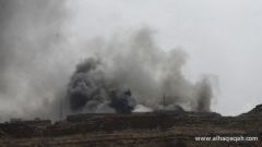طائرات التحالف تشن غارات على جبل نقم ومنازل أقارب المخلوع صالح في صنعاء