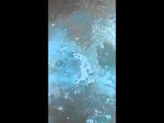 بالفيديو … مواطن يوثّق تأثير الصقيع على مياه طبرجل