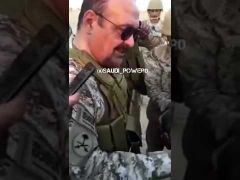 بالفيديو.. الأمير تركي بن عبدالله يرسل قذيفة من أحد ألوية الحرس الوطني إهداءً للحوثي