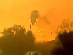 شاهد.. إجلاء مئات “الإسرائيليين” بسبب النيران