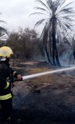 مدني تبوك يخمد حريقاً إستمر 12 ساعة