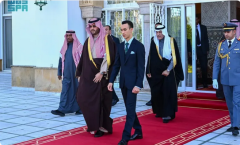 ولي عهد المملكة المغربية يستقبل الأمير تركي بن محمد بن فهد