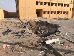 الميليشيات الحوثية تستهدف مدرسة في محافظة صامطة