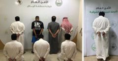 القبض على (8) مواطنين ووافد بعد تداول محتوى مرئي يتضمن اشتعال مركبة وإطلاق نار بـ #الرياض