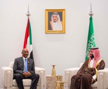 #ولي_العهد يلتقي رئيس مجلس السيادة الانتقالي بجمهورية السودان
