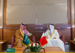#وزير_الخارجية يلتقي الممثل الخاص لملك البحرين على هامش القمة العربية