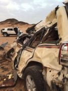 مصرع وإصابة ٥ في حادث تصادم على طريق “الرياض – مكة”