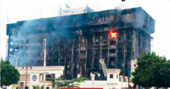38 مصاباً في حريق مديرية أمن #الإسماعيلية