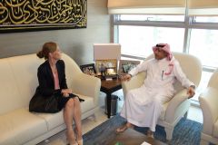 سفير المملكة لدى الأردن يستقبل سفيرة مملكة النرويج في عمان