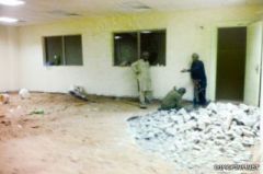 انهيار الطبقة الأرضية في مبنى «تربية عرعر» للبنات