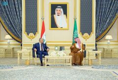 #ولي_العهد ورئيس الوزراء العراقي يستعرضان العلاقات الثنائية بين البلدين ومجالات التعاون المشترك