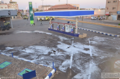غلق محطة وقود مخالفة للاشتراطات في الجوف
